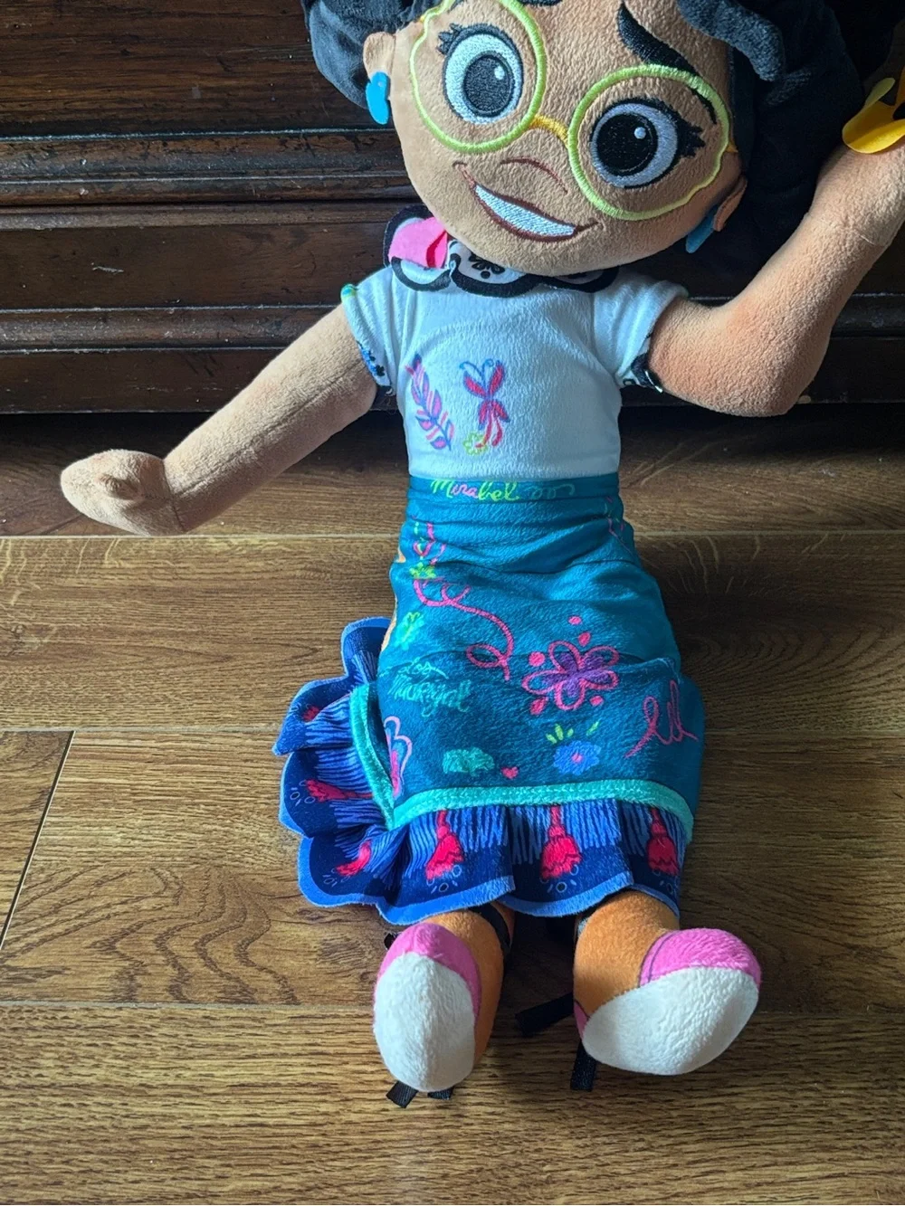 Disney Mirabel Plush Doll in Teal Dress with Yellow Accent